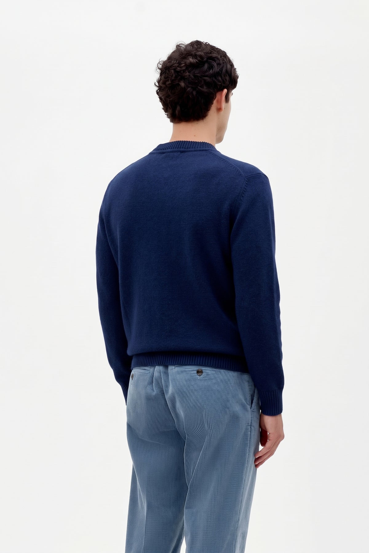 Cardigan bottoni maglia rasata, con finta bottoni fin 7