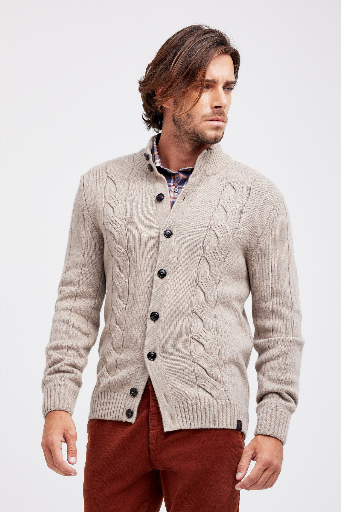 MAGLIA CARDIGAN MISTO CACHEMIRE |5720|