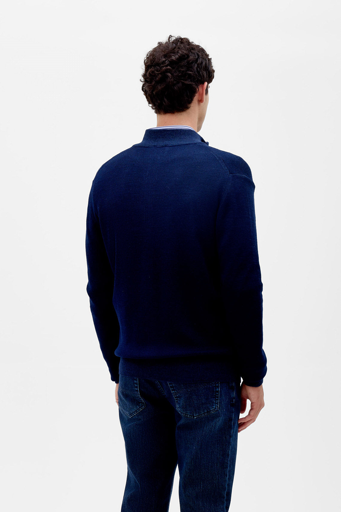 CARDIGAN  FULL ZIP CON COSTA VANISÃˆ IN FILATO MOULINÃˆ