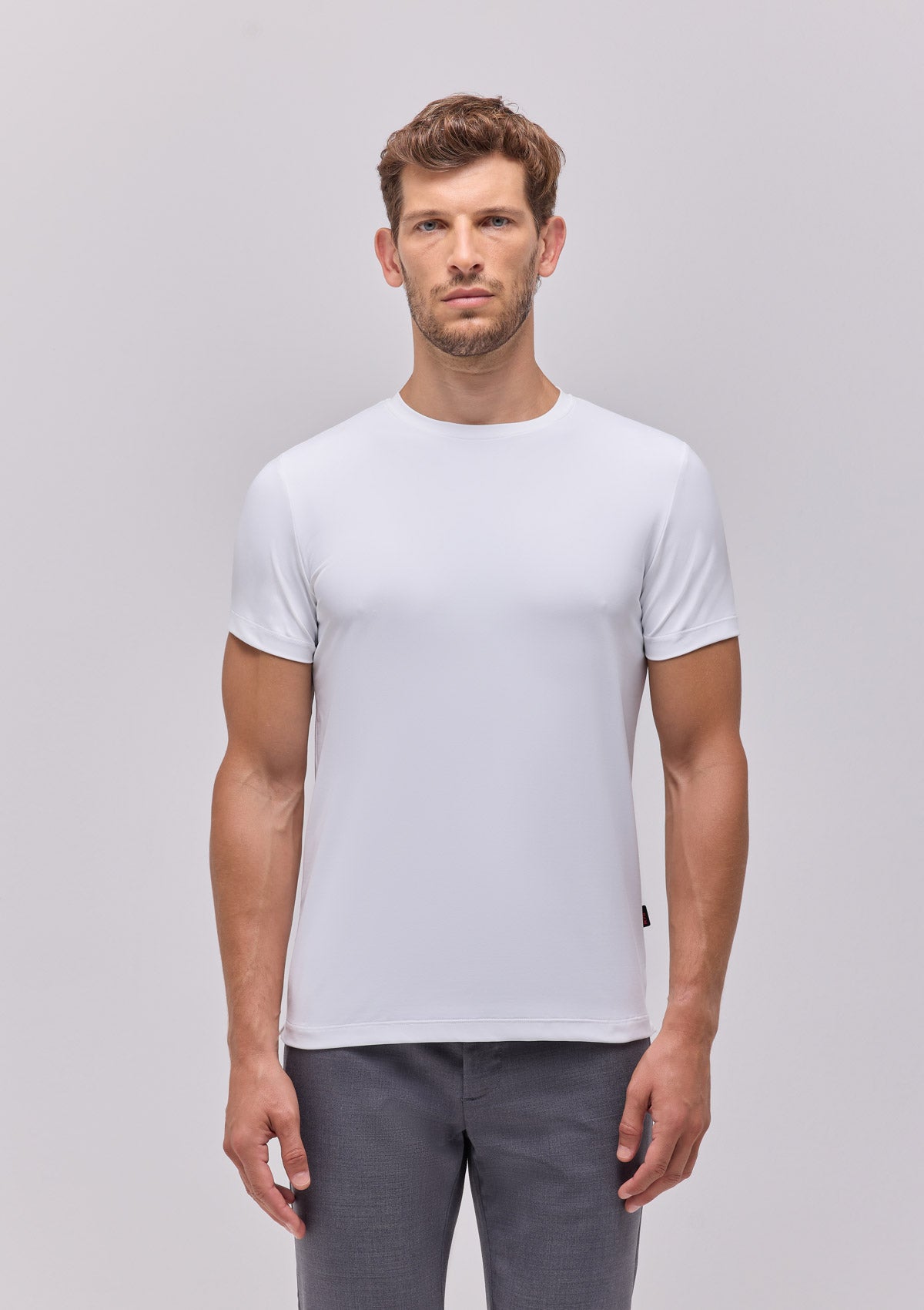 MAGLIA GIROCOLLO MANICA CORTA |4787|
