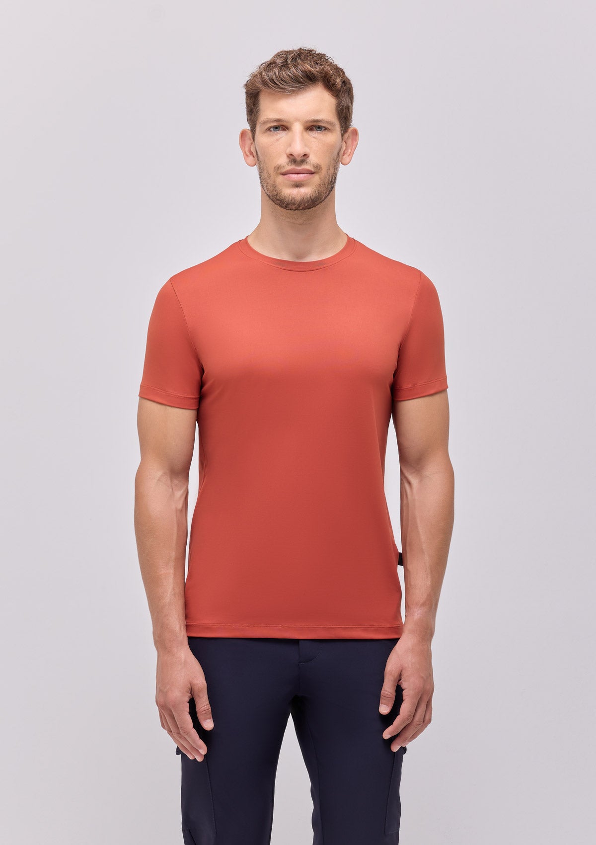 MAGLIA GIROCOLLO MANICA CORTA |4879|