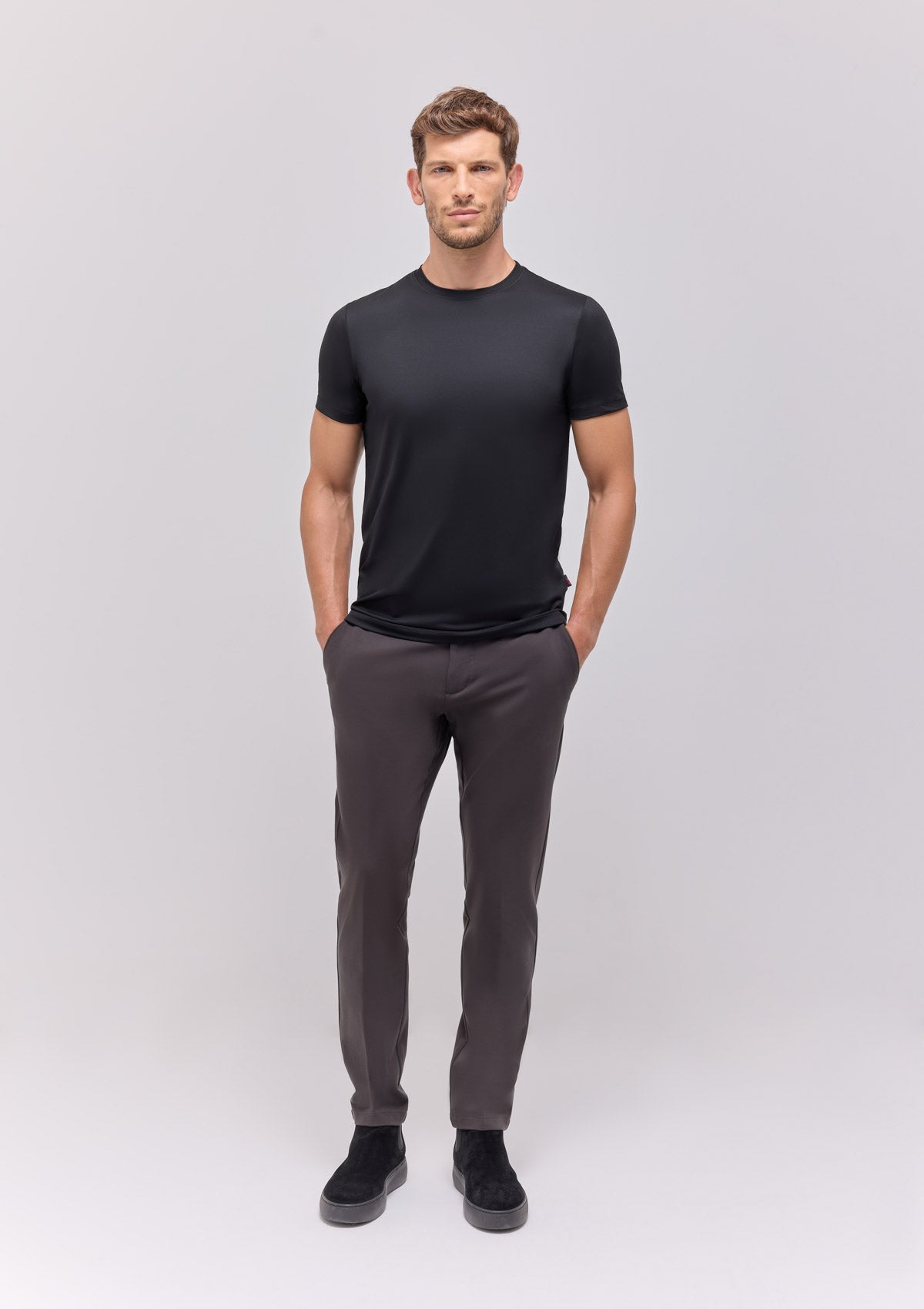 MAGLIA GIROCOLLO MANICA CORTA |4969|