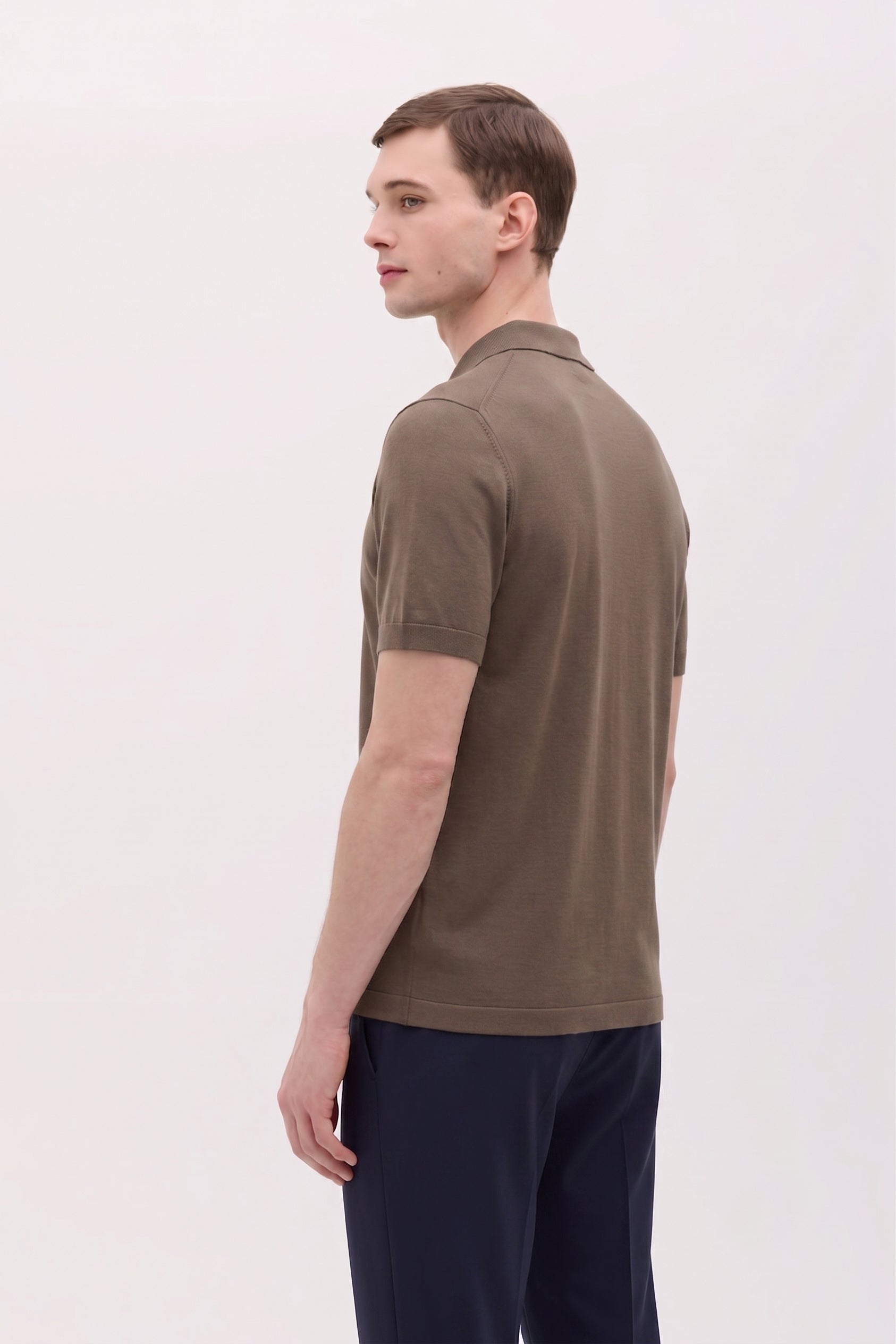 CAMICIA MANICA CORTA IN JERSEY TECHNO