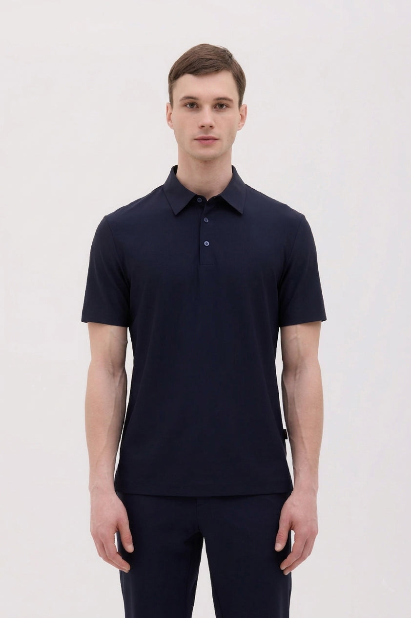 POLO MANICA CORTA IN JERSEY TECHNO