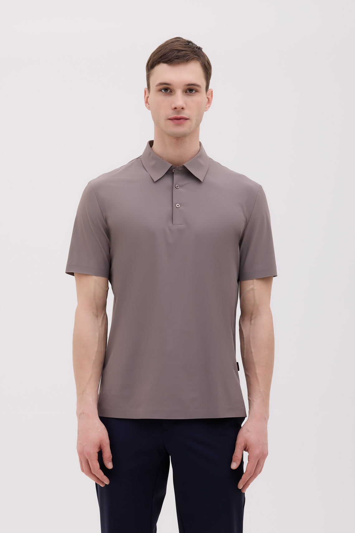 POLO MANICA CORTA IN JERSEY TECHNO