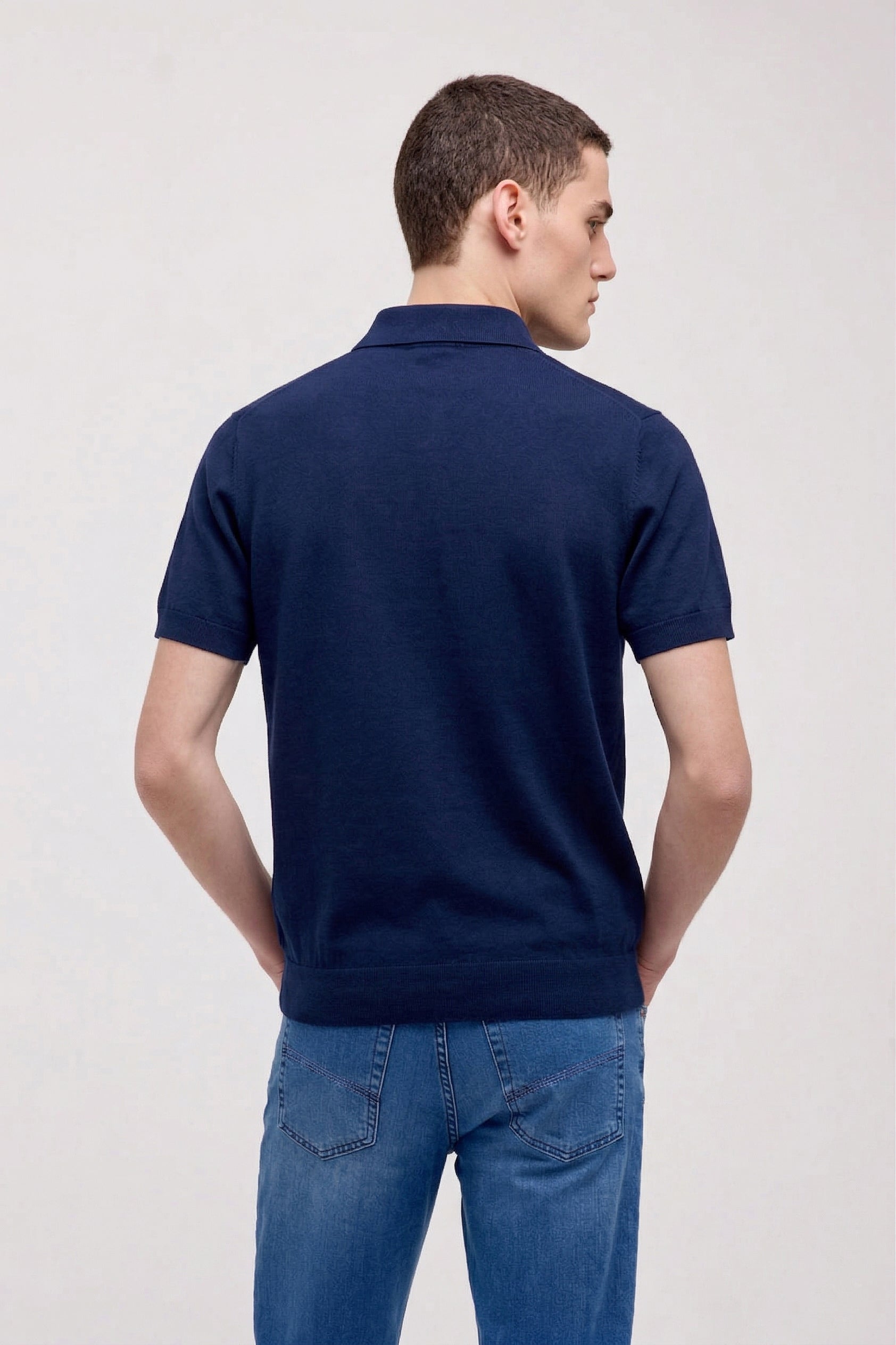 POLO MEZZA MANICA COLLO CAMICIA