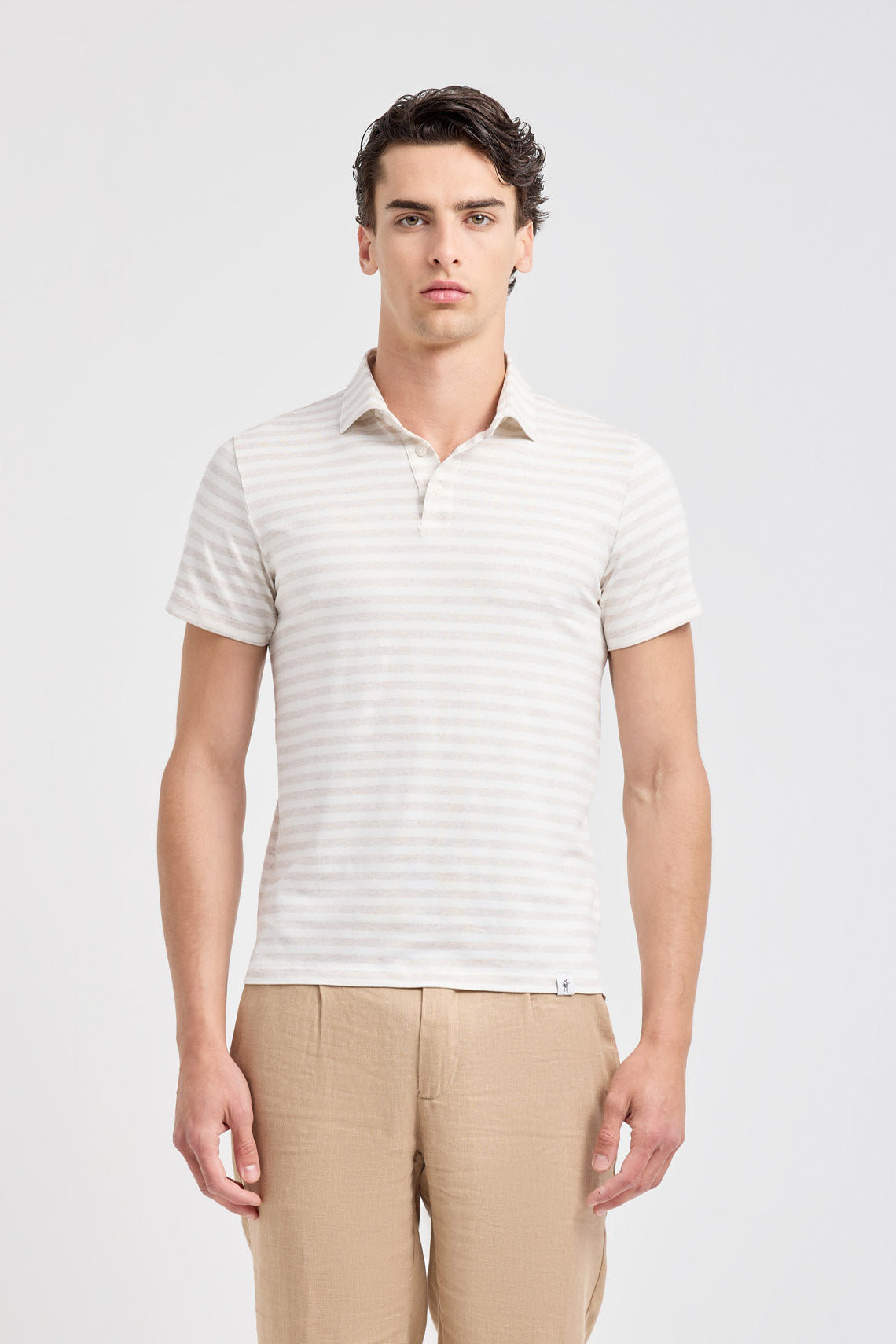 POLO RIGATA COLLO CAMICIA