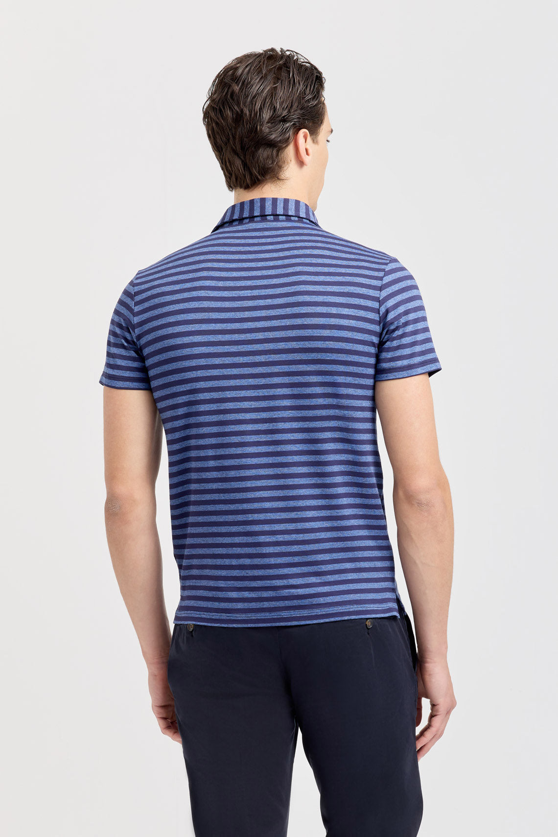 POLO RIGATA COLLO CAMICIA