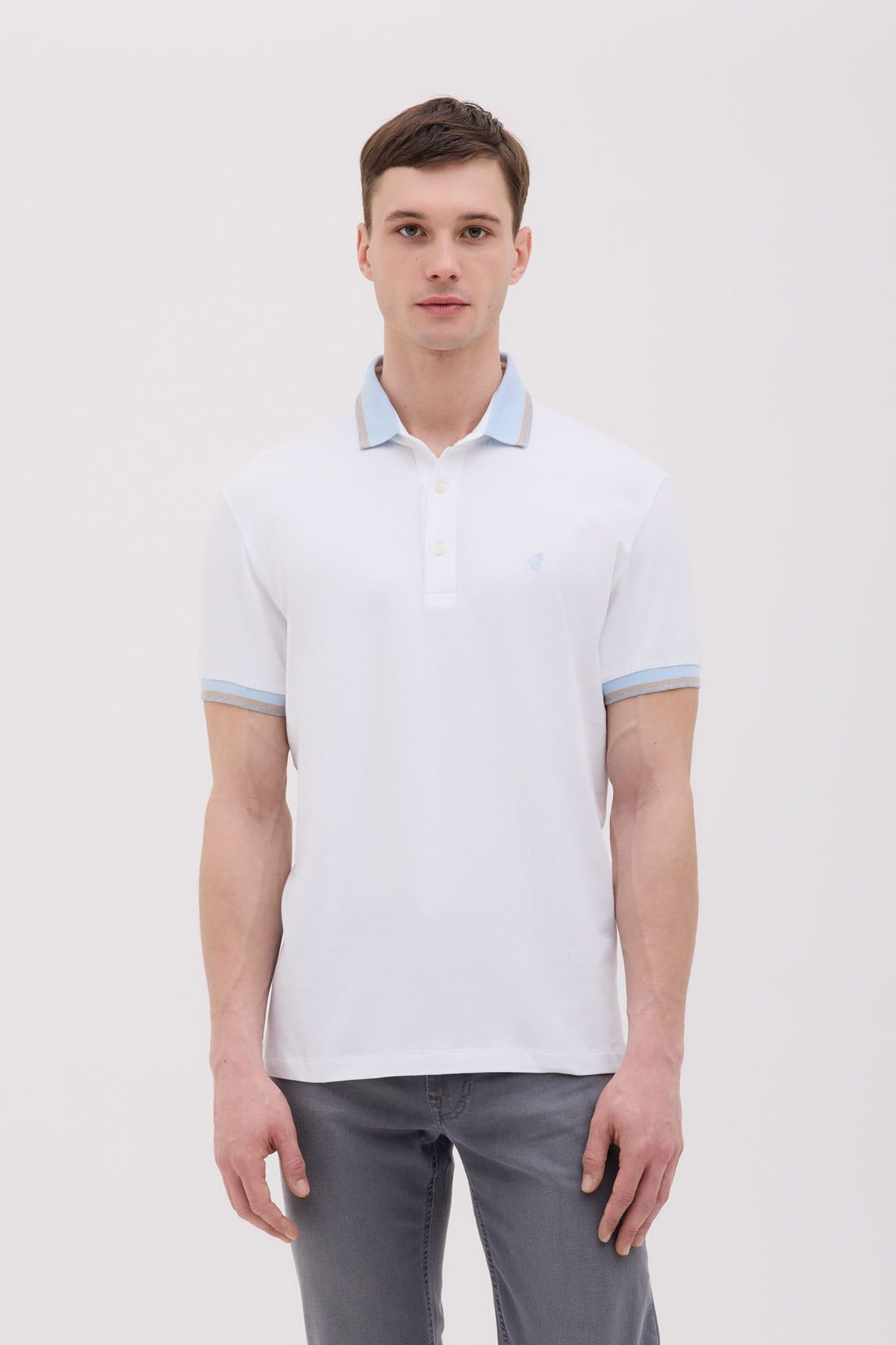 POLO IN JERSEY STRETCH