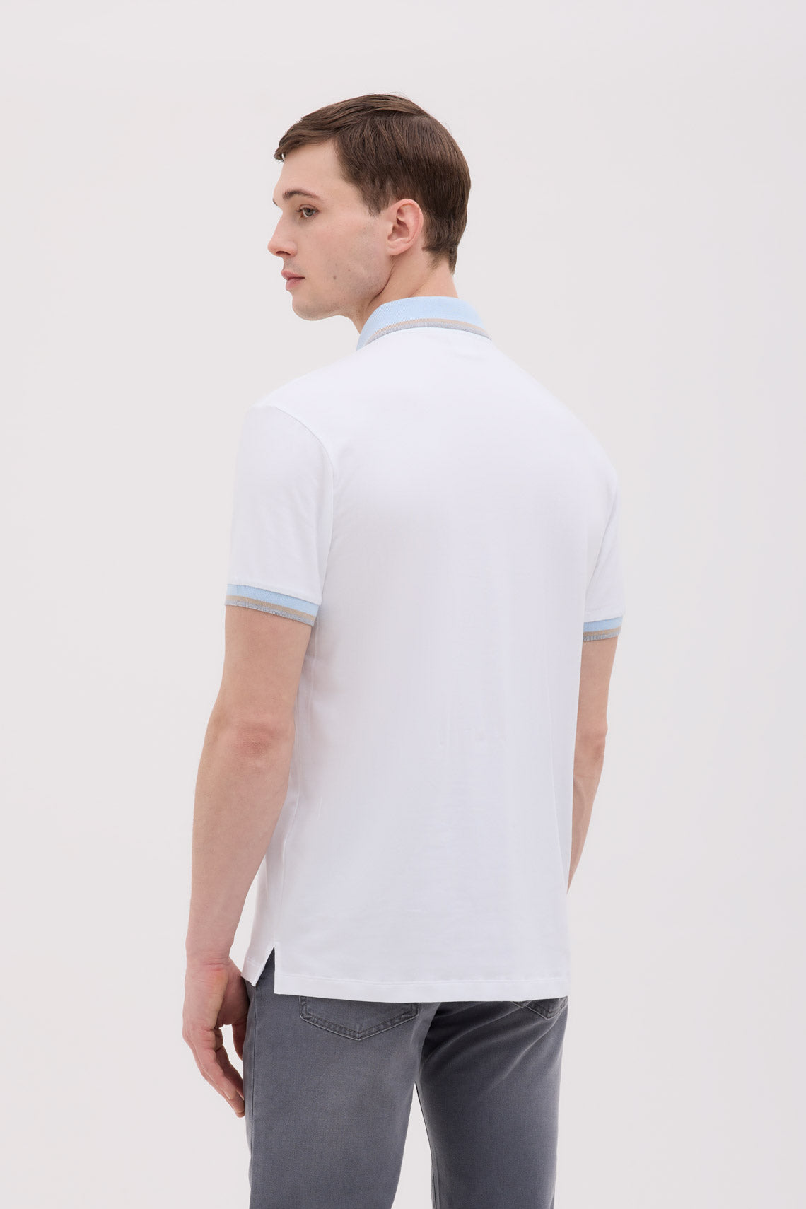 POLO IN JERSEY STRETCH