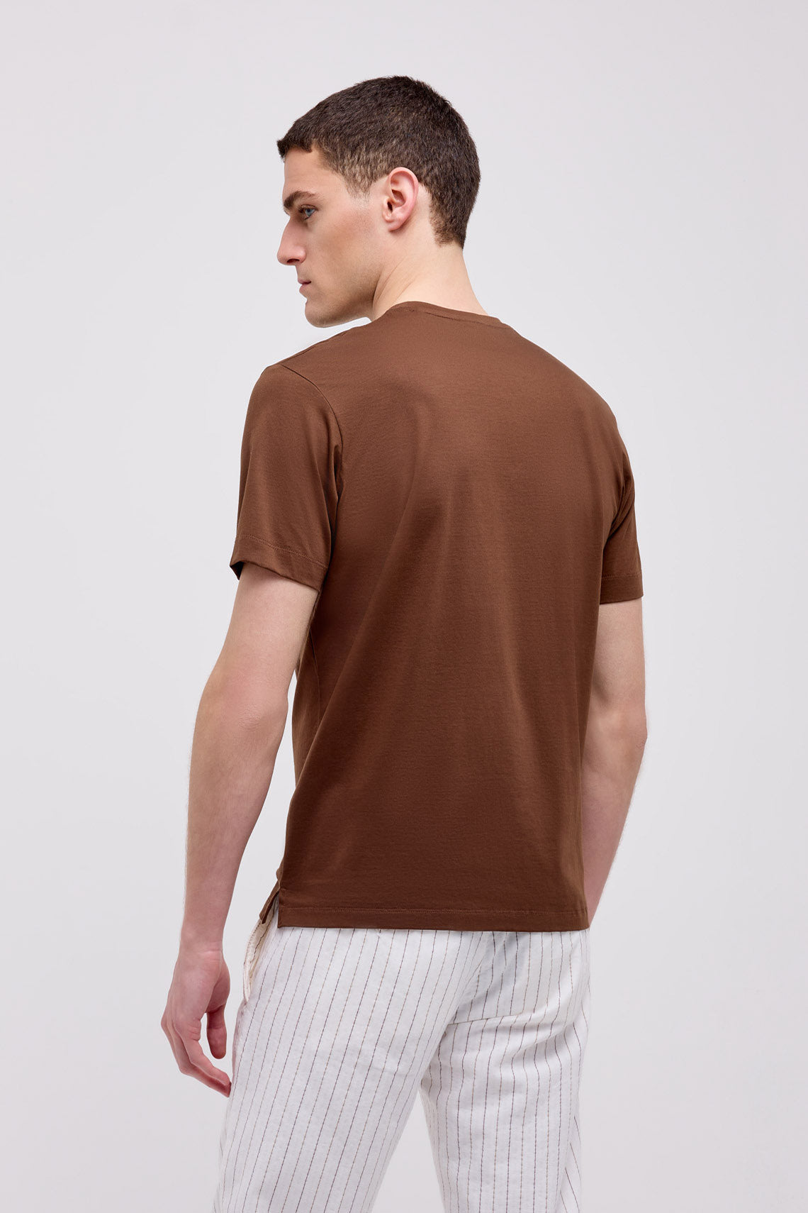 T-SHIRT JERSEY MERCERIZZATO