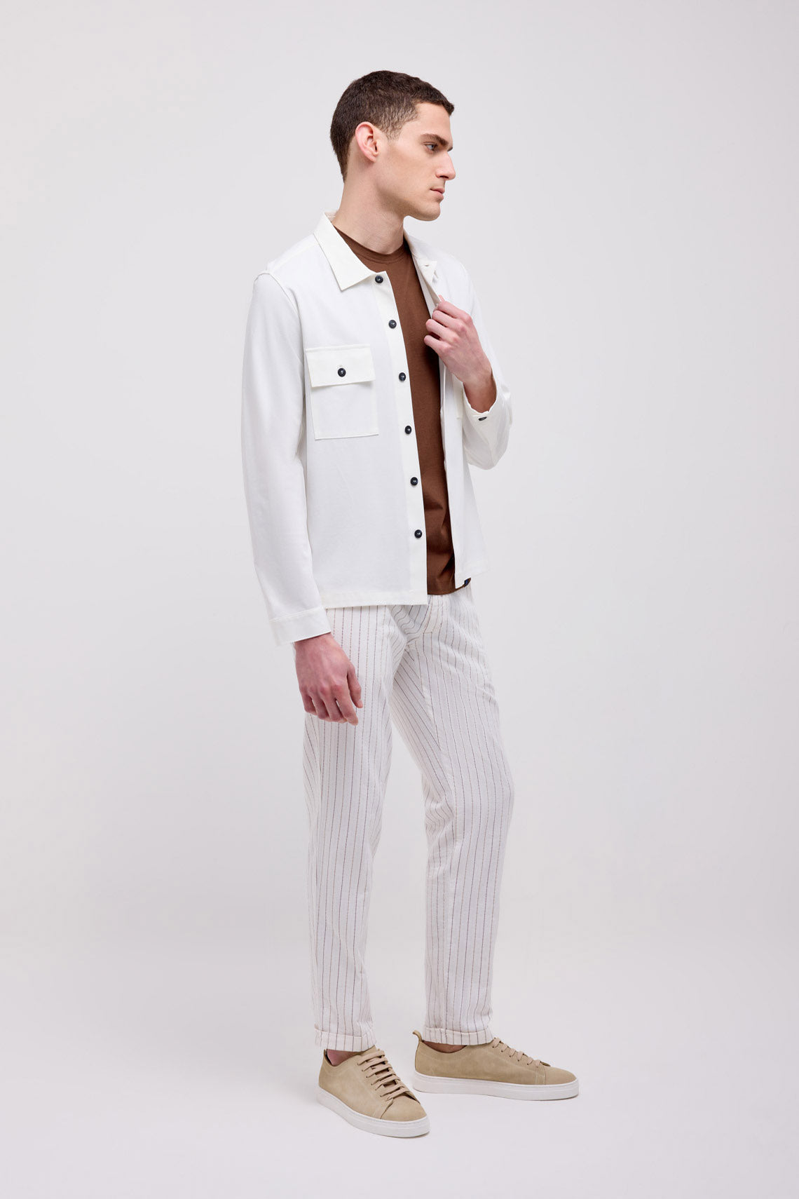 T-SHIRT JERSEY MERCERIZZATO