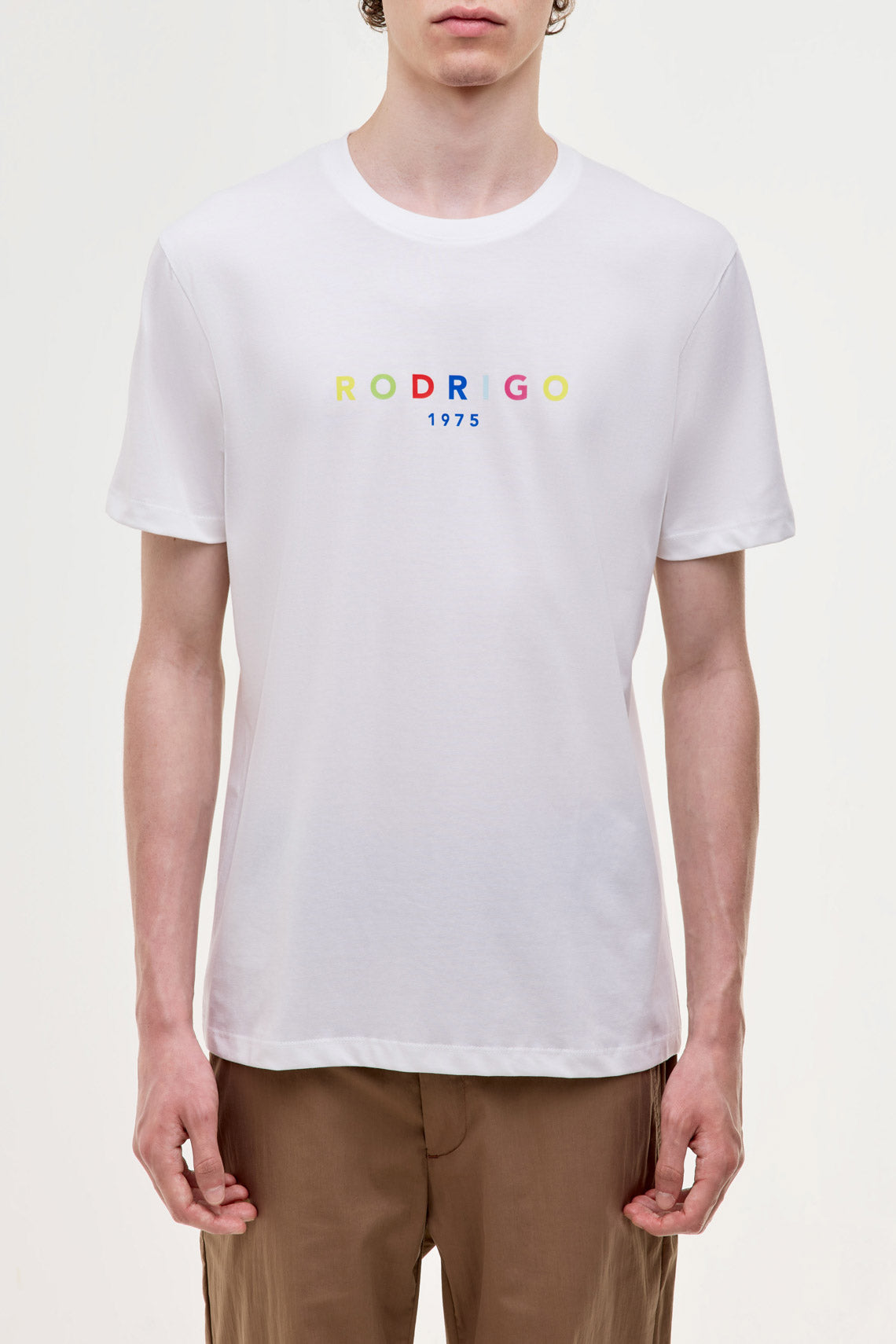 T-shirt in jersey con stampa logo