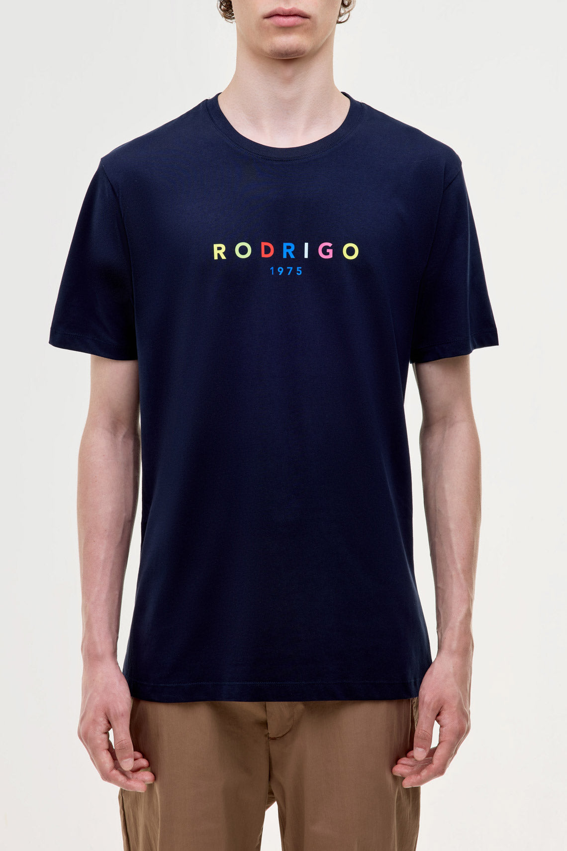 T-shirt in jersey con stampa logo
