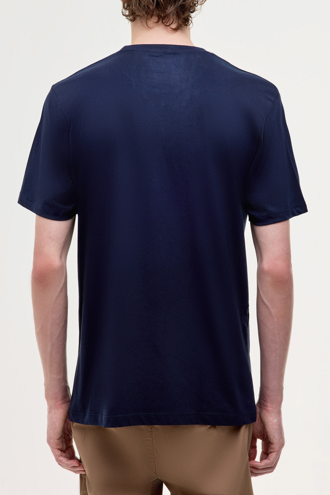T-shirt in jersey con stampa logo