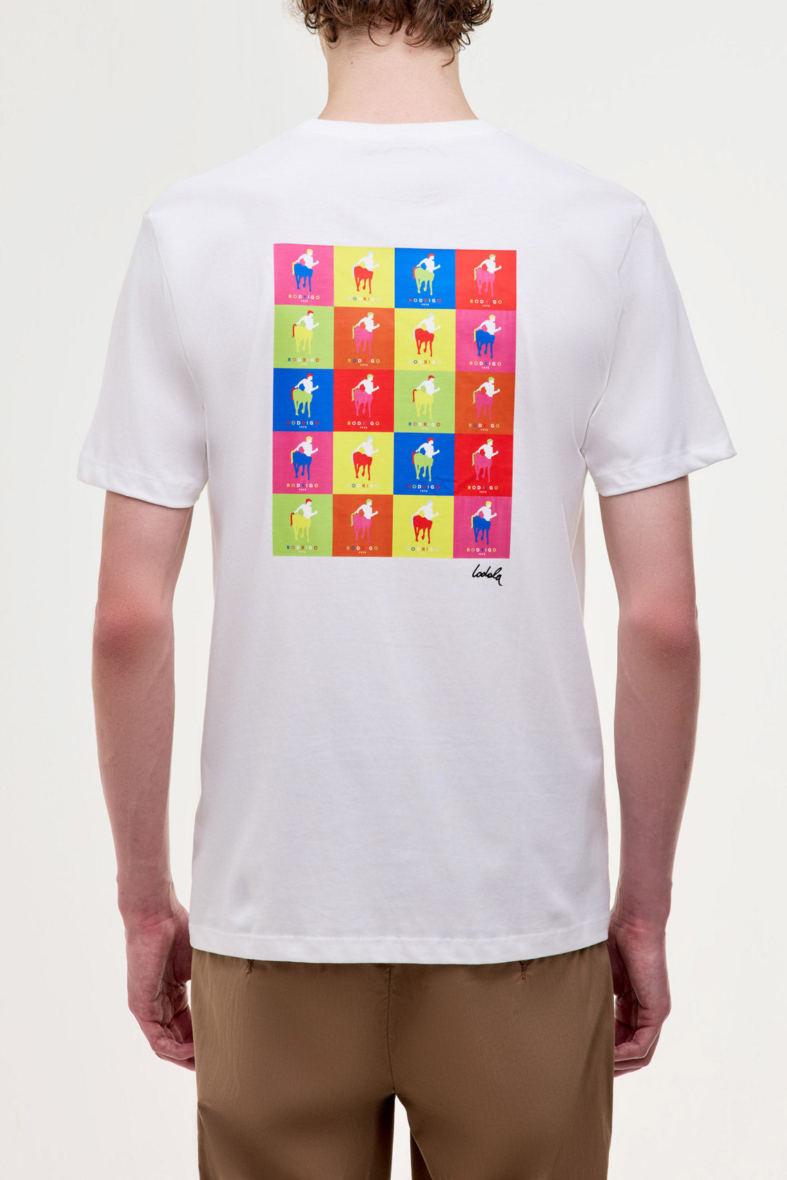 T-shirt in jersey con stampa pop-art