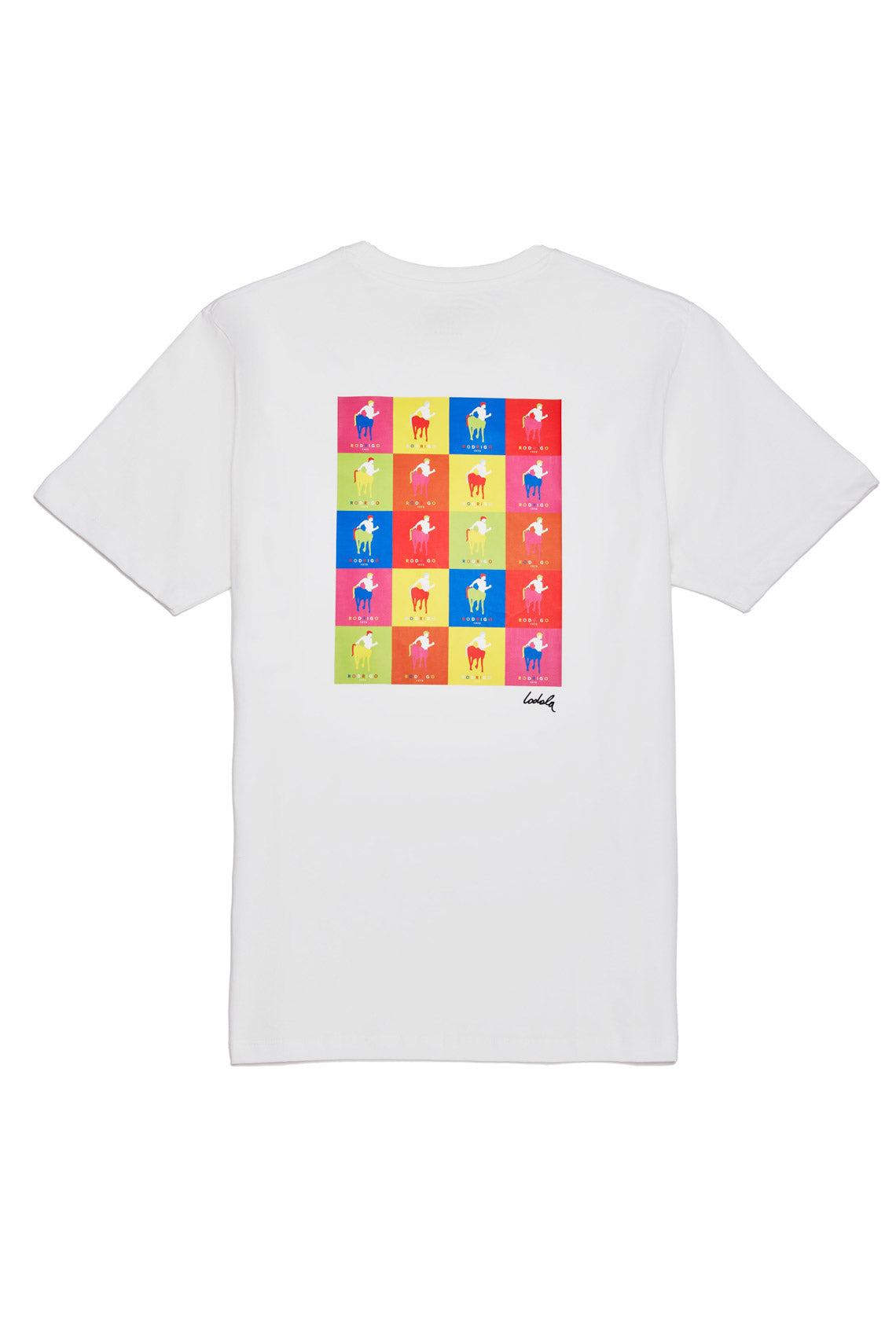 T-shirt in jersey con stampa pop-art