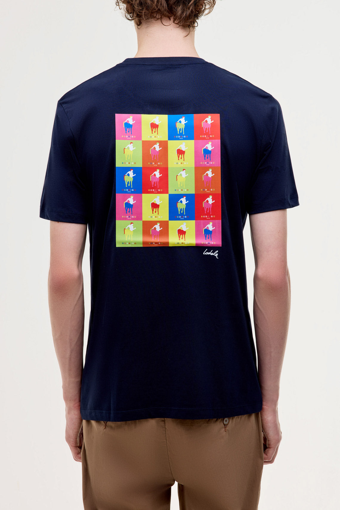 T-shirt in jersey con stampa pop-art
