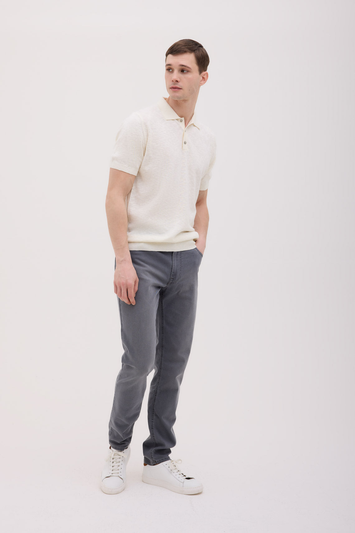 MAGLIA POLO MEZZA MANICA FIAMMATO
