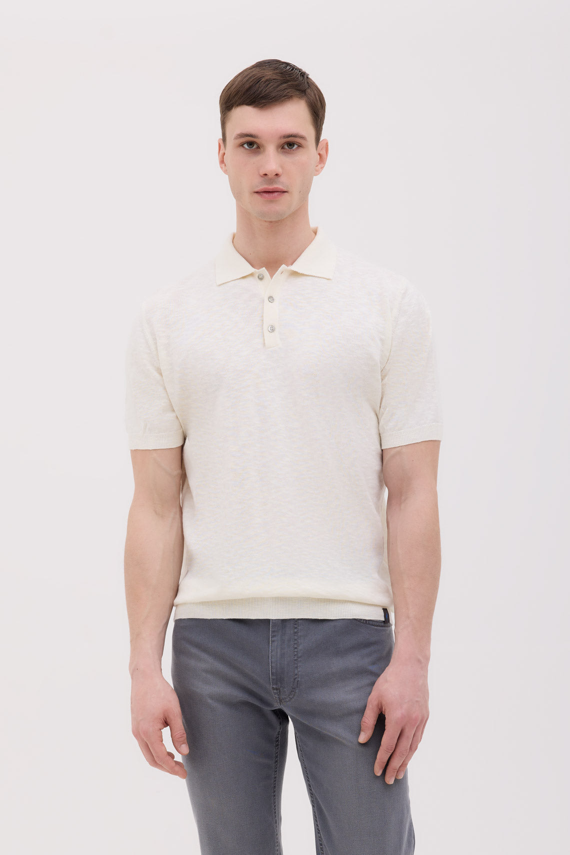 MAGLIA POLO MEZZA MANICA FIAMMATO