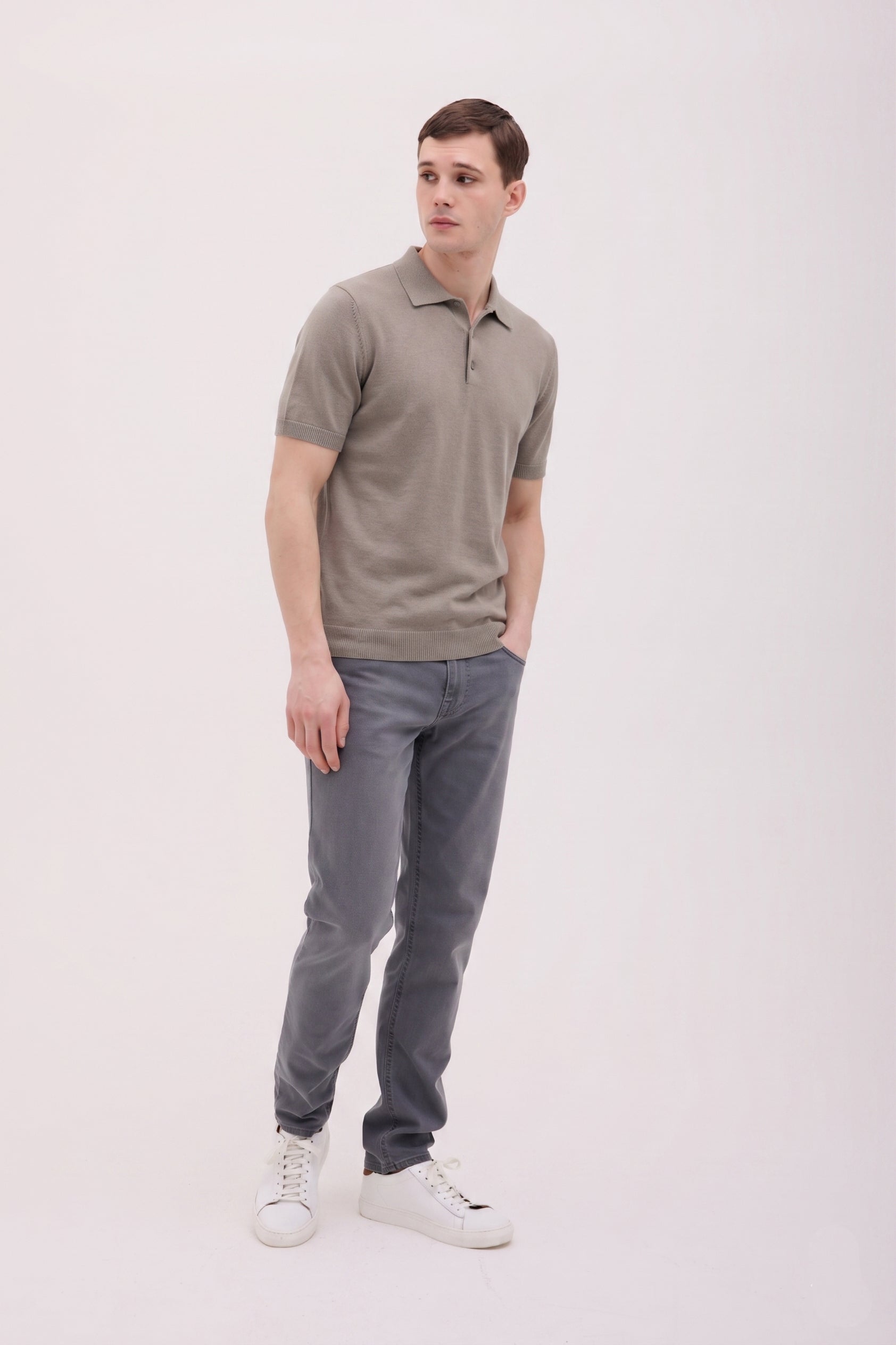 MAGLIA POLO MEZZA MANICA FIAMMATO