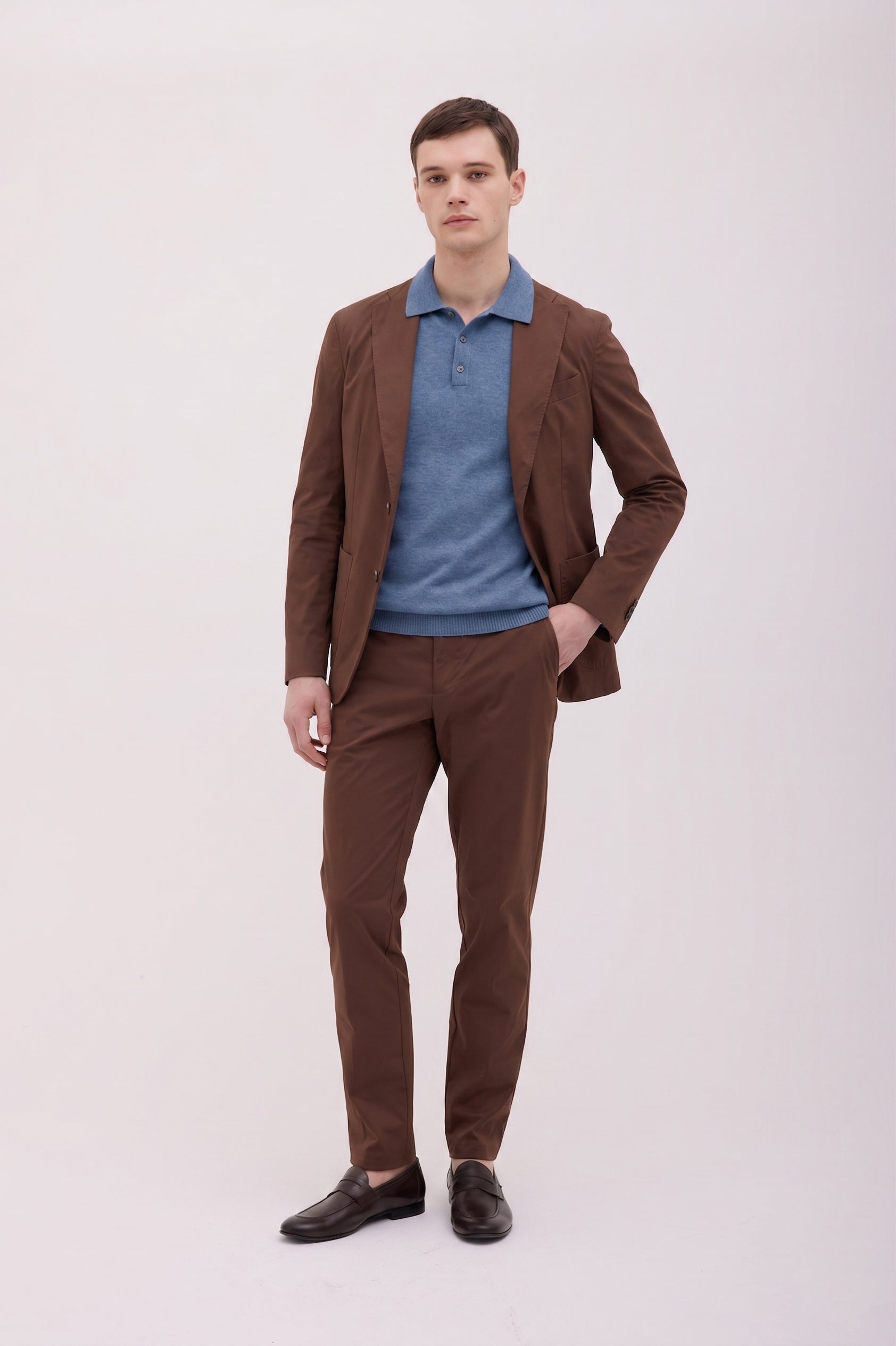 MAGLIA POLO MANICA CORTA IN CREPE