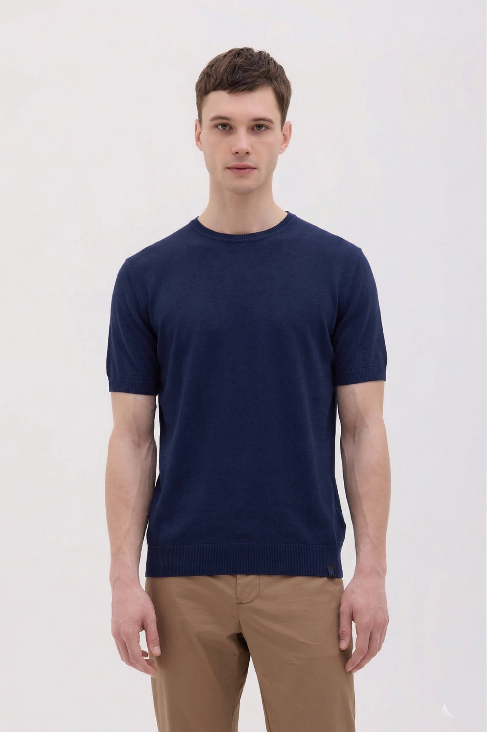 MAGLIA T-SHIRT MANICA CORTA IN CREPE