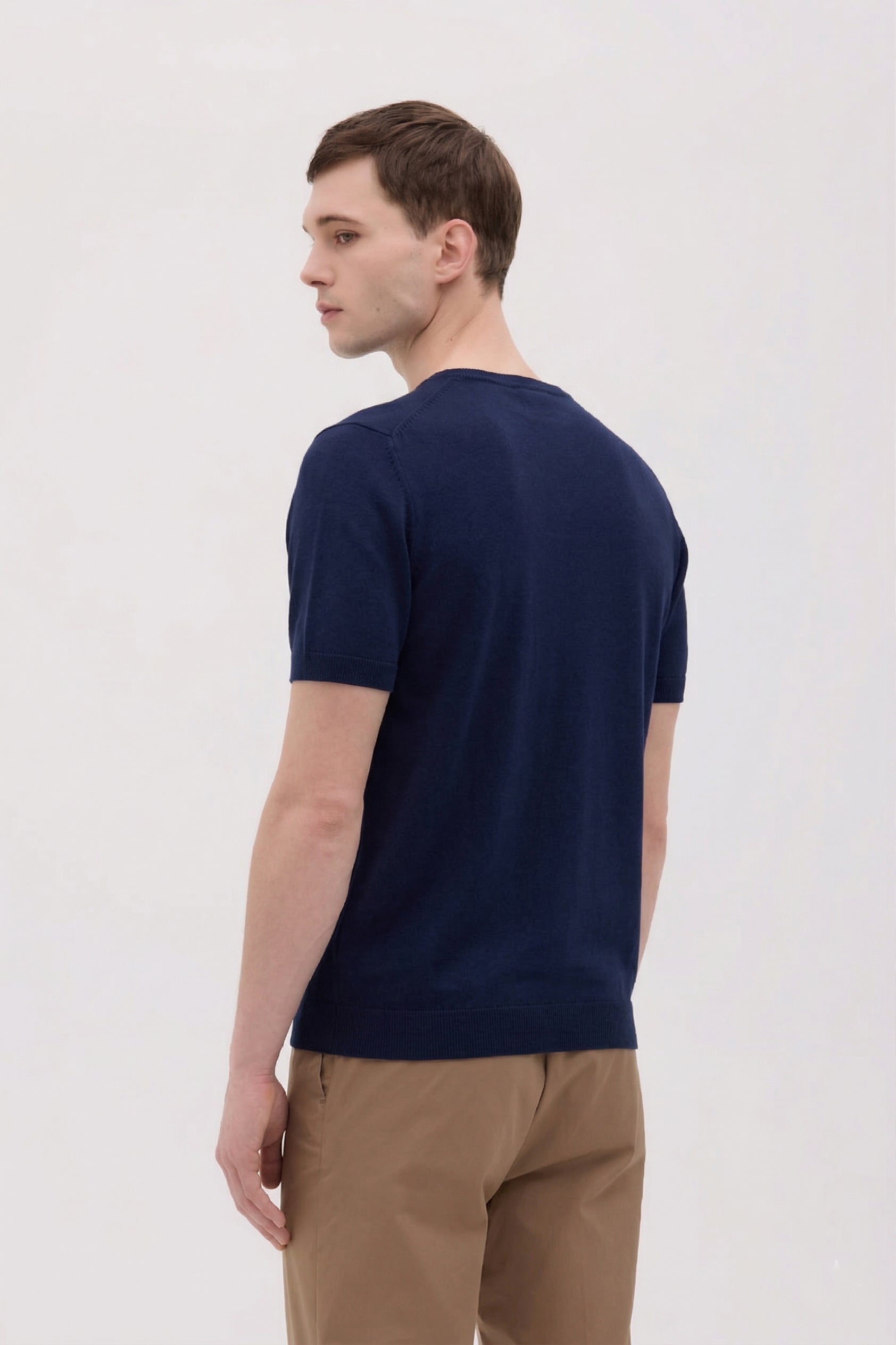 MAGLIA T-SHIRT MANICA CORTA IN CREPE