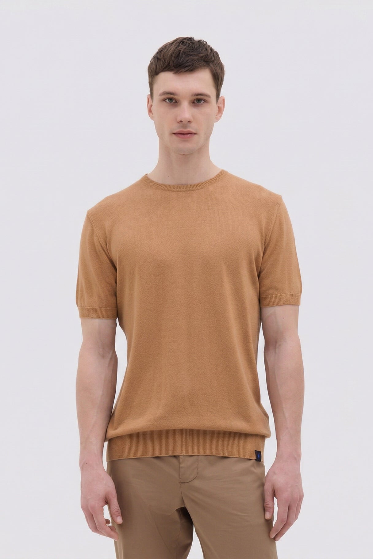MAGLIA T-SHIRT MANICA CORTA IN CREPE
