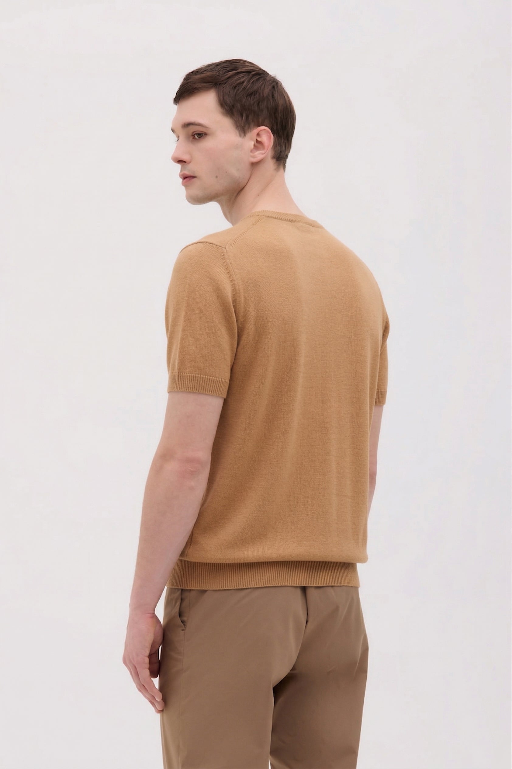 MAGLIA T-SHIRT MANICA CORTA IN CREPE