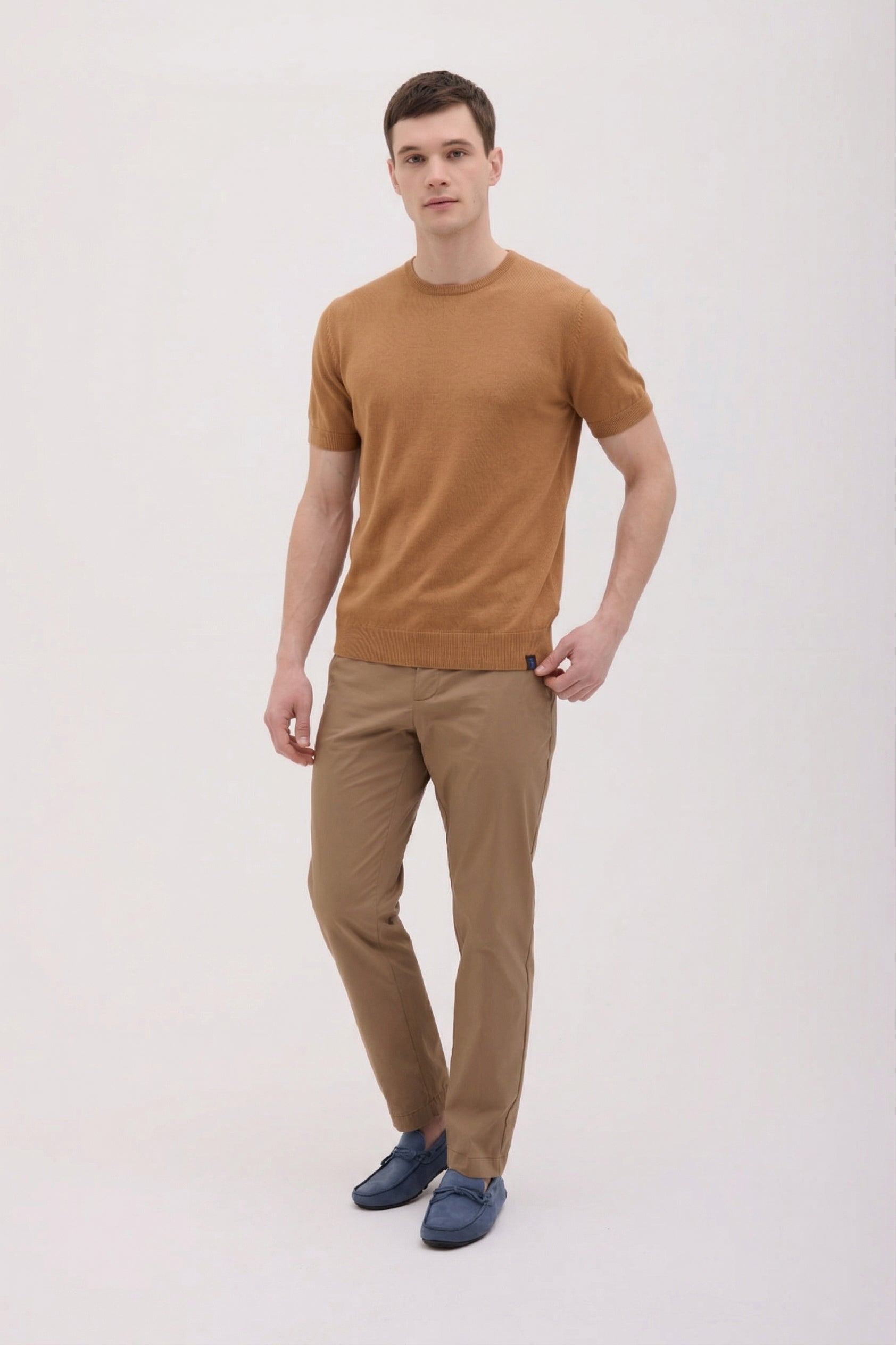 MAGLIA T-SHIRT MANICA CORTA IN CREPE