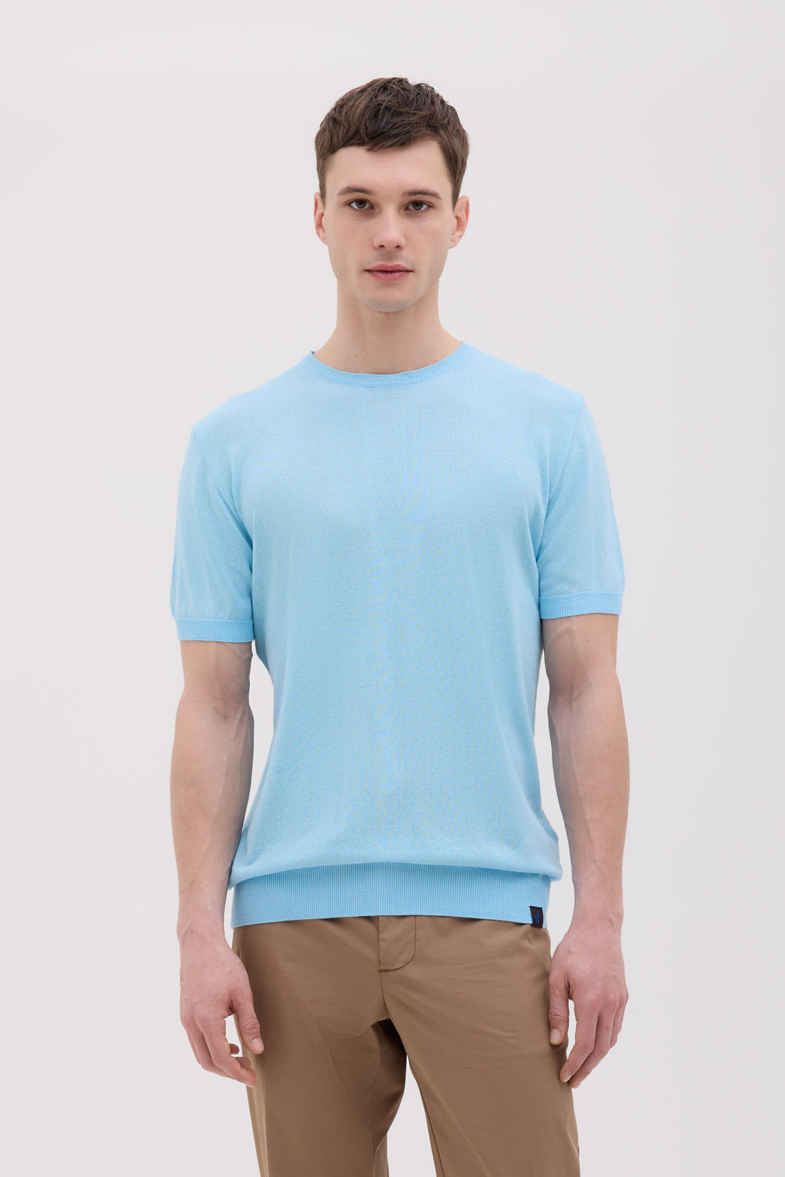 MAGLIA T-SHIRT MANICA CORTA IN CREPE