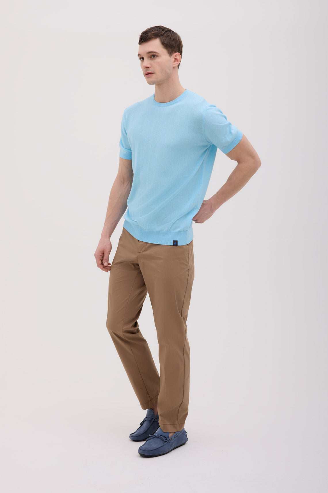 MAGLIA T-SHIRT MANICA CORTA IN CREPE