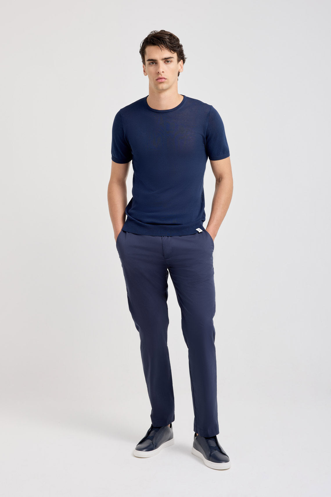 MAGLIA T-SHIRT MANICA CORTA IN CREPE