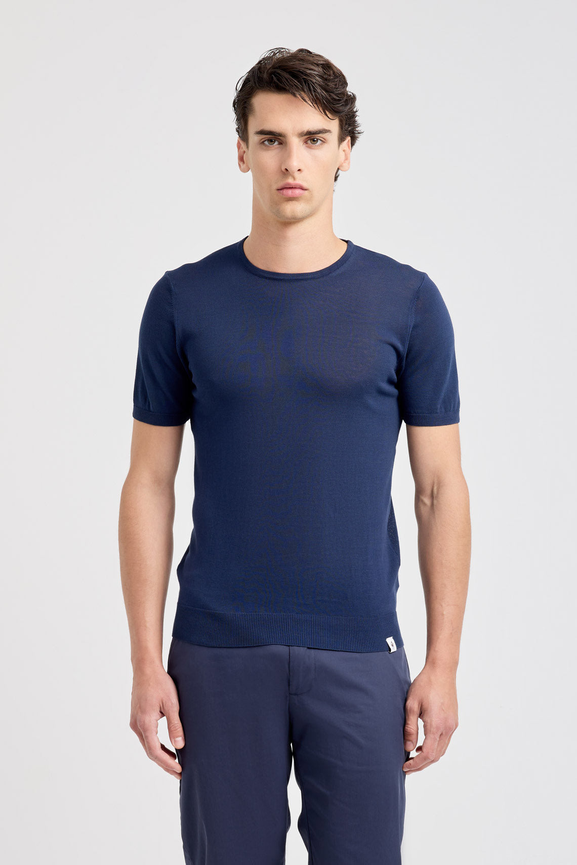 MAGLIA T-SHIRT MANICA CORTA IN CREPE