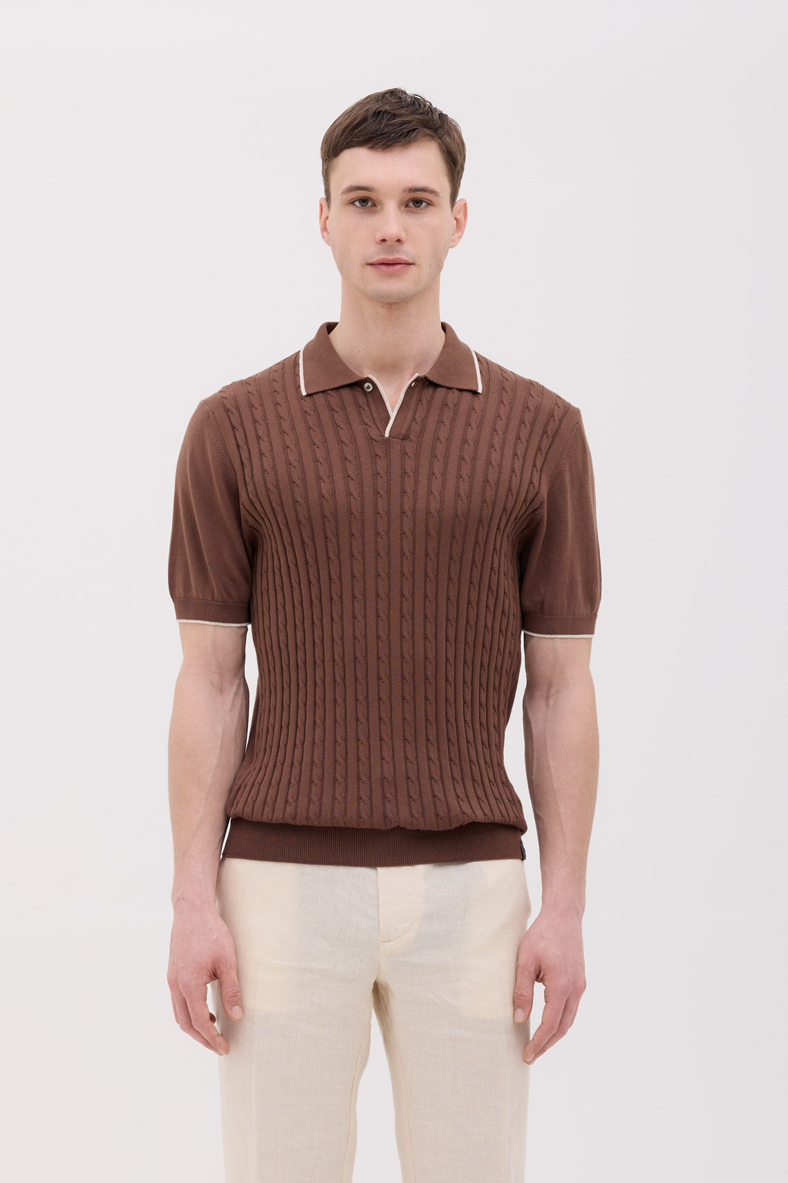 MAGLIA POLO IN COTONE