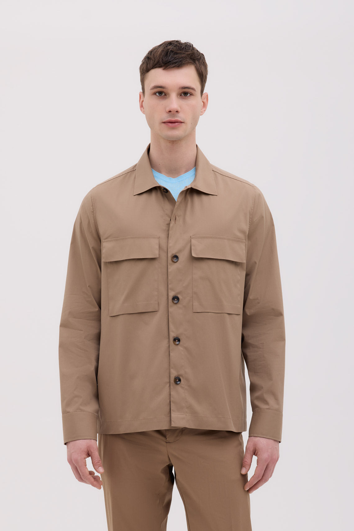GIACCA OVER SHIRT POPELINE TECNICO