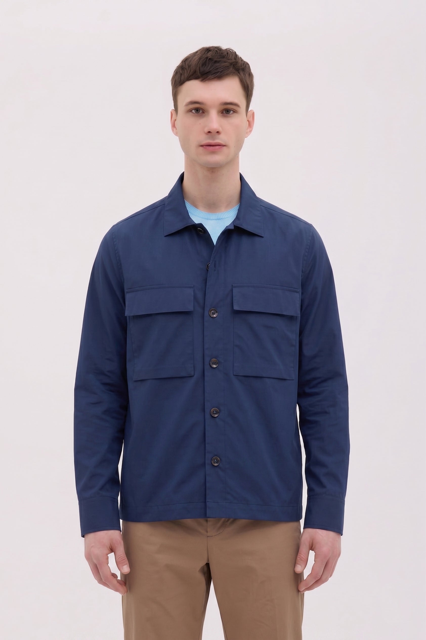 GIACCA OVER SHIRT POPELINE TECNICO