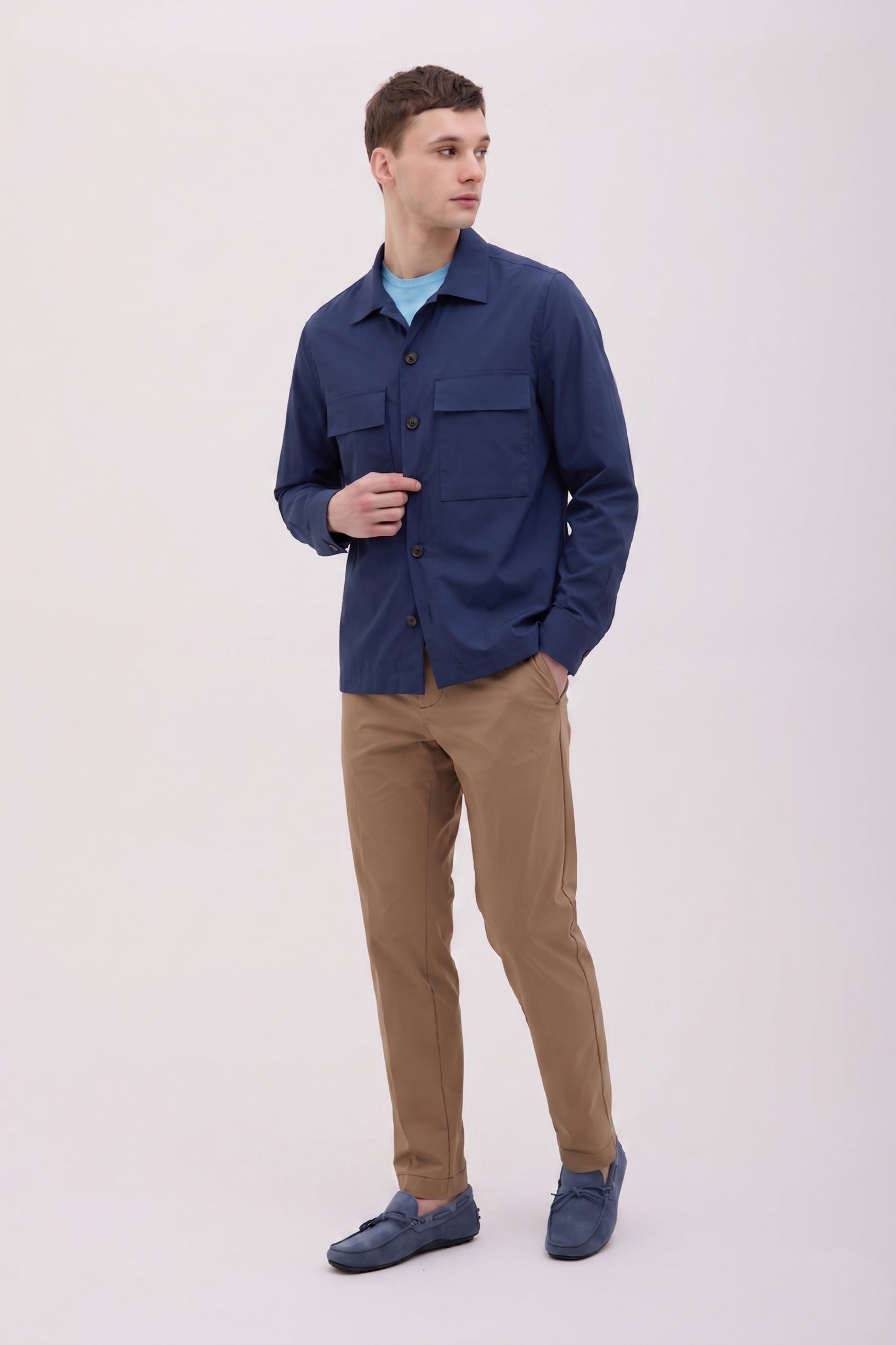 GIACCA OVER SHIRT POPELINE TECNICO