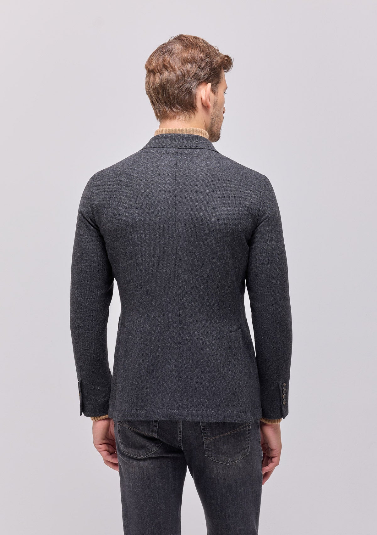 GIACCA DUE BOTTONI TESSUTO MISTO LANA |4970|