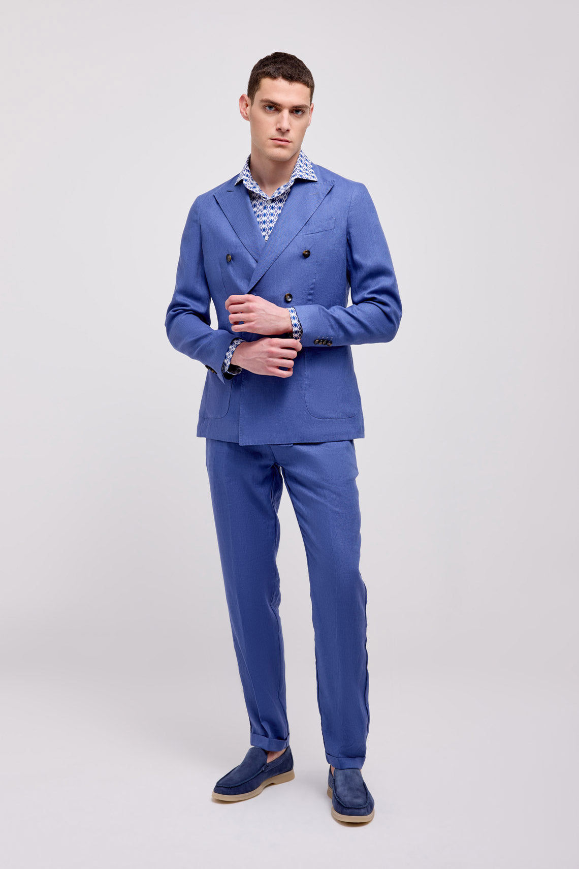 GIACCA IN LINO DOPPIO PETTO TTE