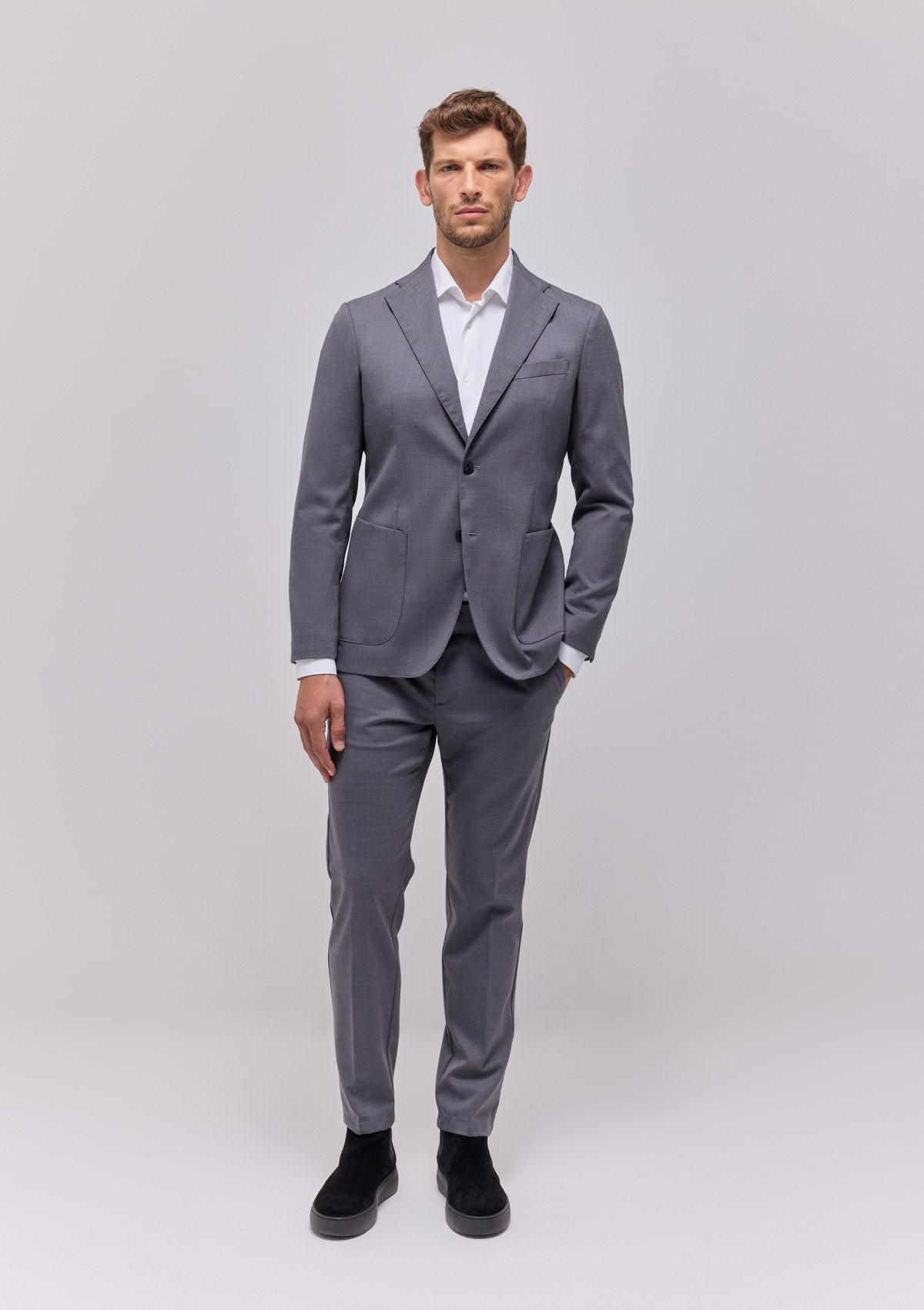 R75 jacket in technical stretch wool custom fit