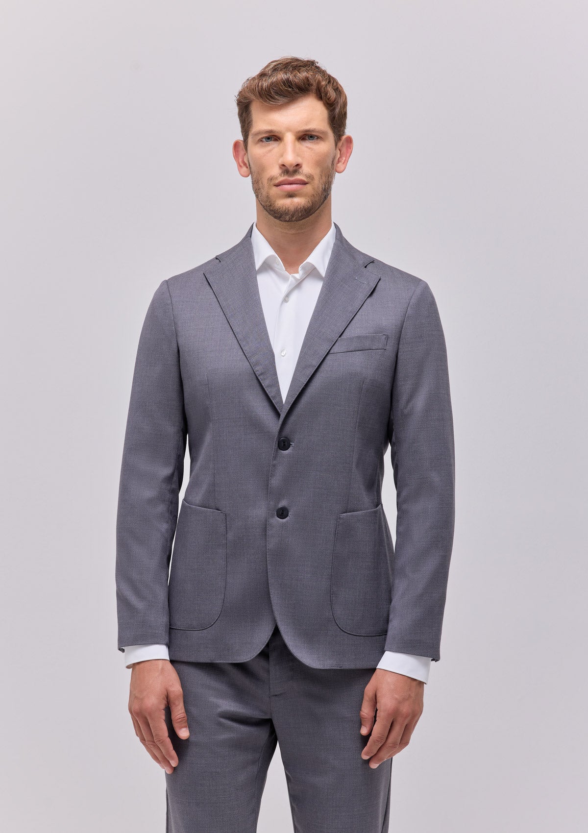 R75 jacket in technical stretch wool custom fit