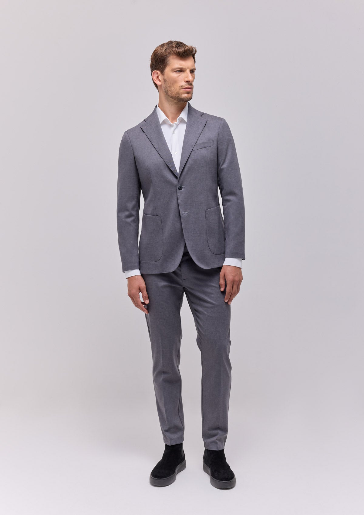 R75 jacket in technical stretch wool custom fit