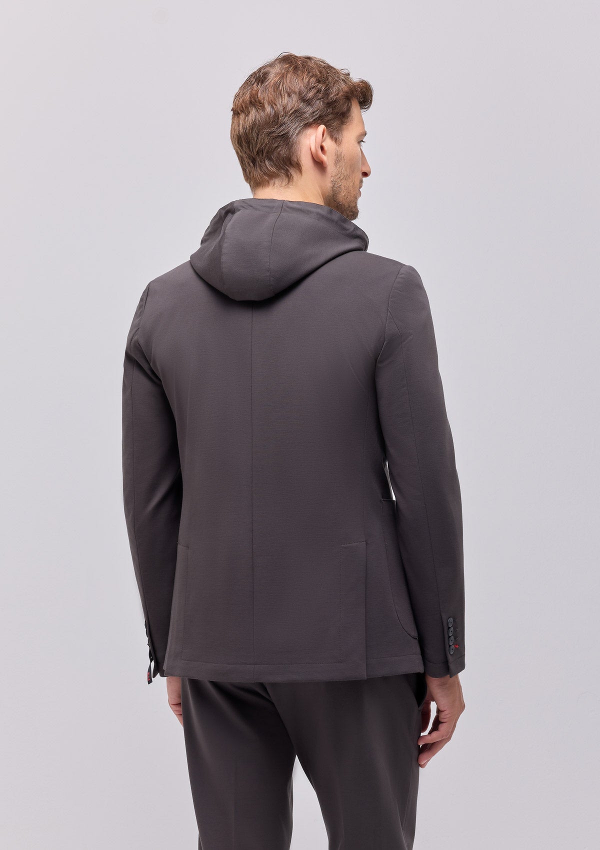 GIACCA JERSEY TECNICO CON PETTORINA E CAPPUCCIO |4887|
