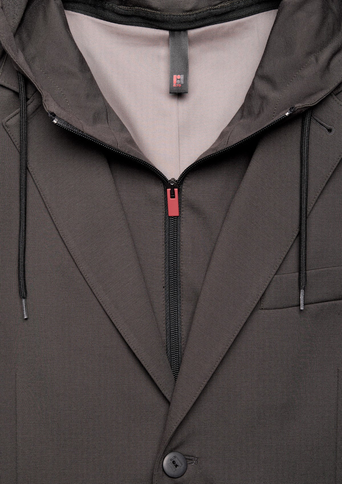 GIACCA JERSEY TECNICO CON PETTORINA E CAPPUCCIO |5243|