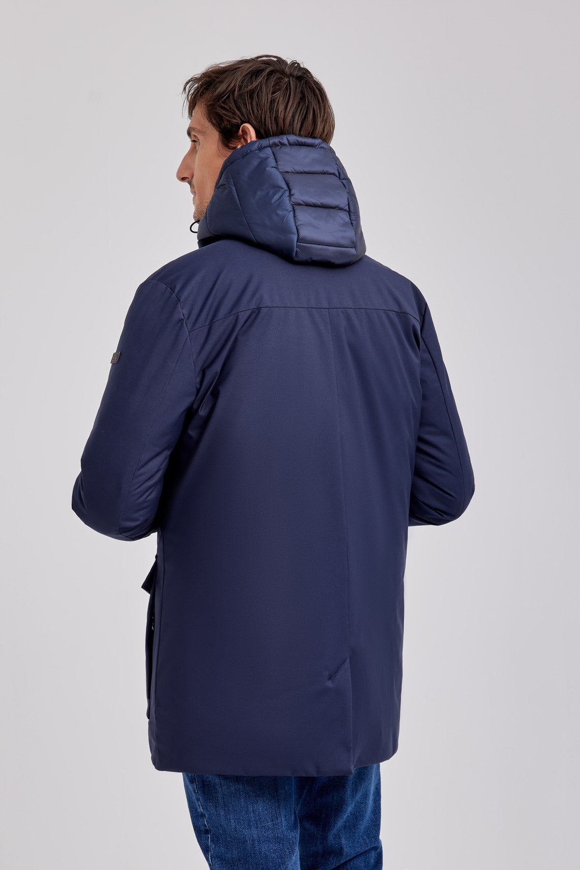 PARKA  LUNGO CON CAPPUCCIO  |6085|