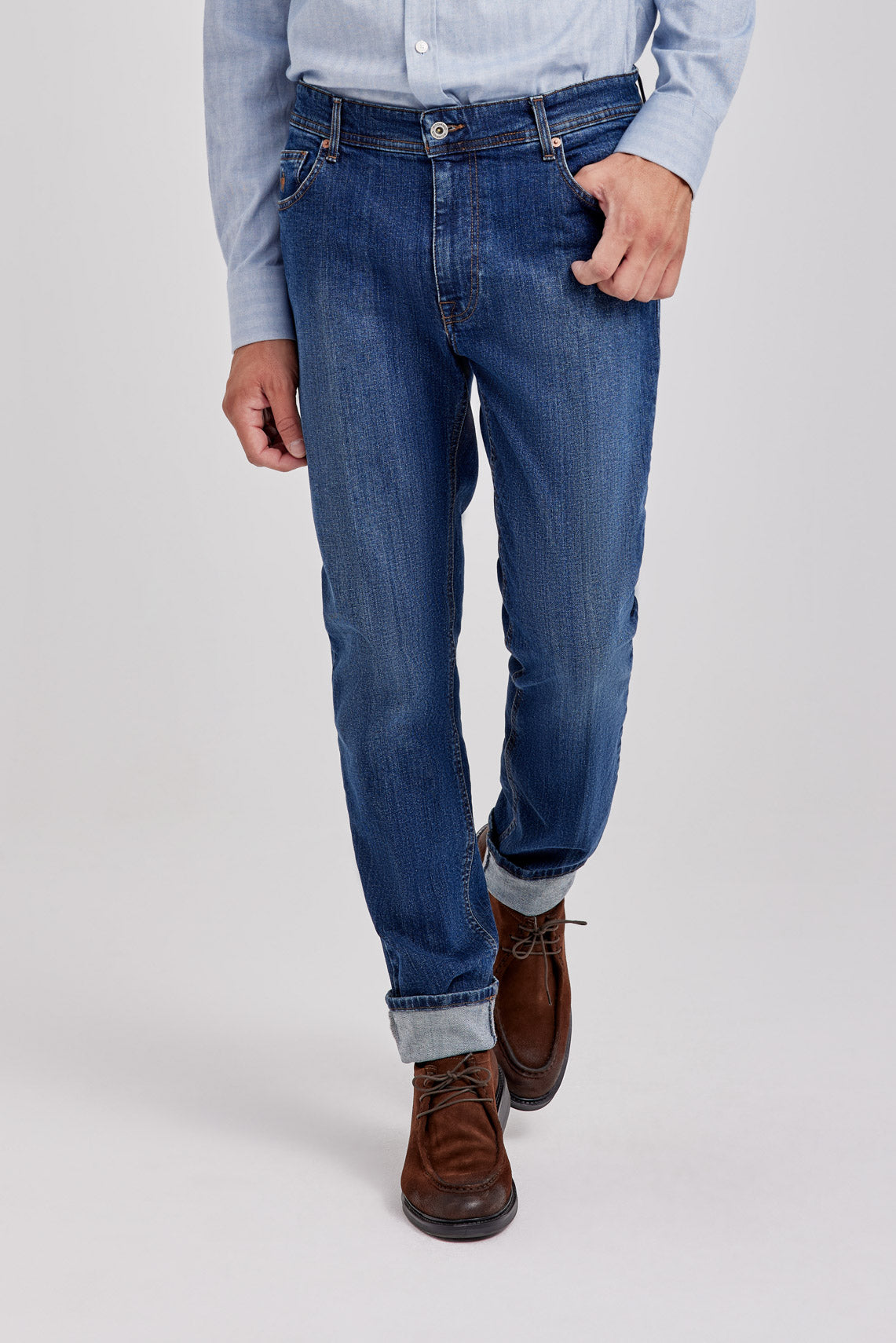 DENIM CINQUE TASCHE IN COTONE |6090|
