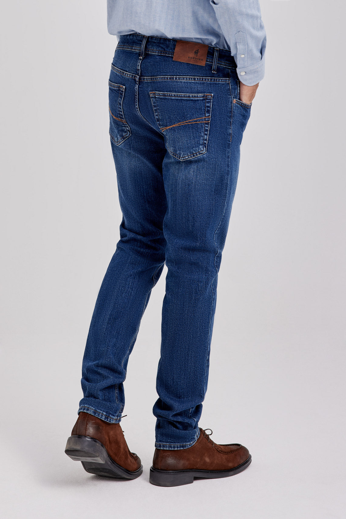 DENIM CINQUE TASCHE IN COTONE |6135|