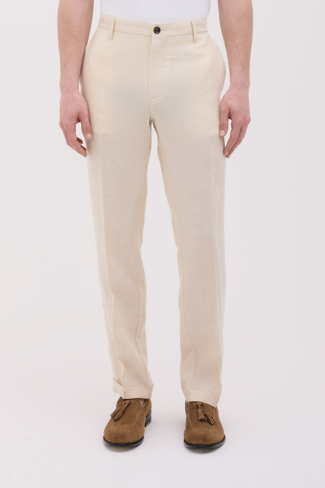 PANTALONE IN PURO LINO